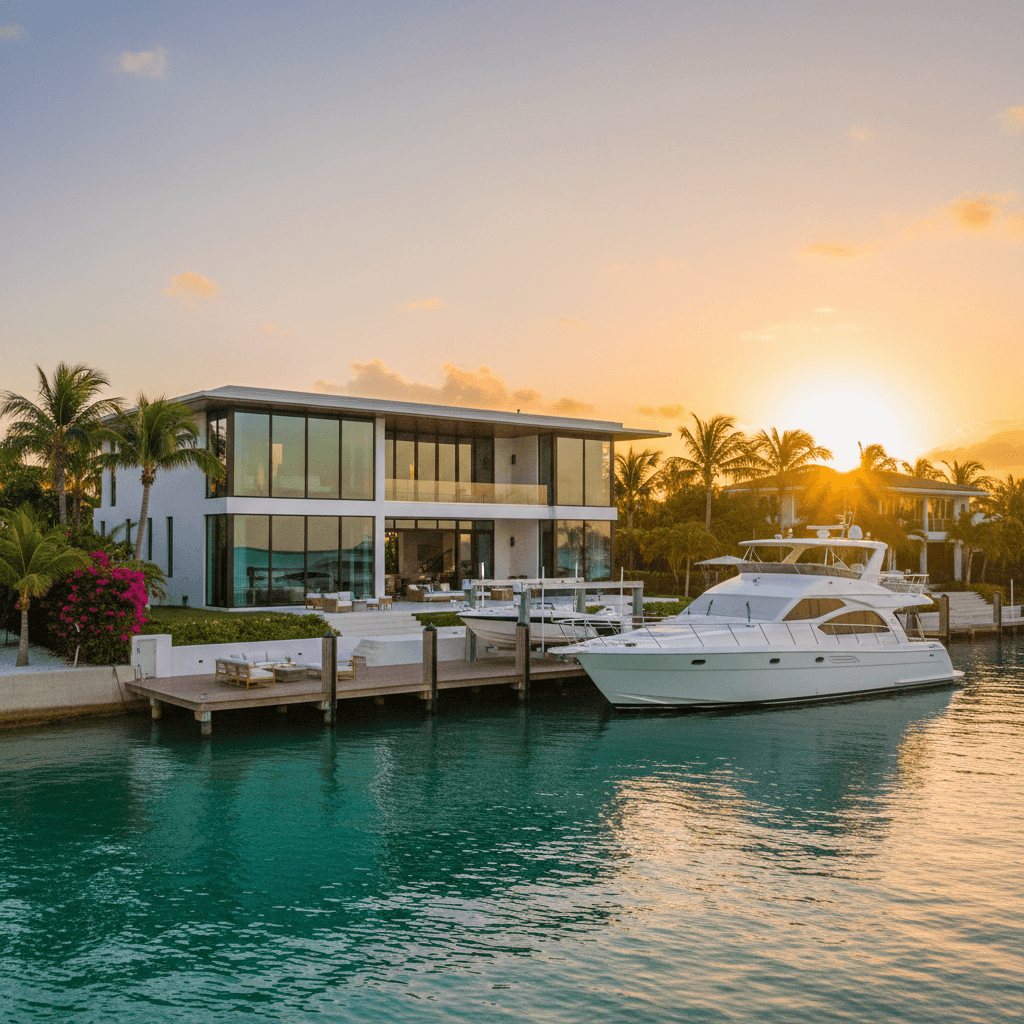 Waterfront home in Marathon with dock and boat lift